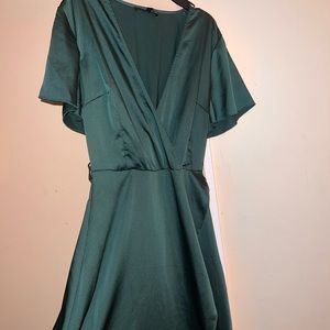 Emerald green dress in a size 4